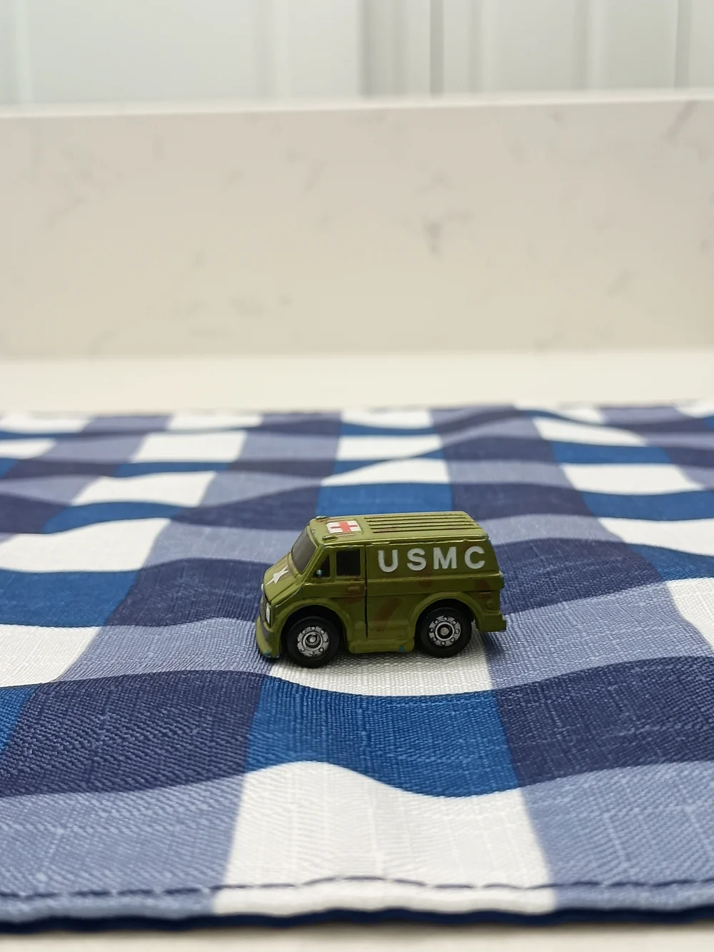 Vintage Miniature Military Van USMC Medic Funrise 1988 * Plastic *